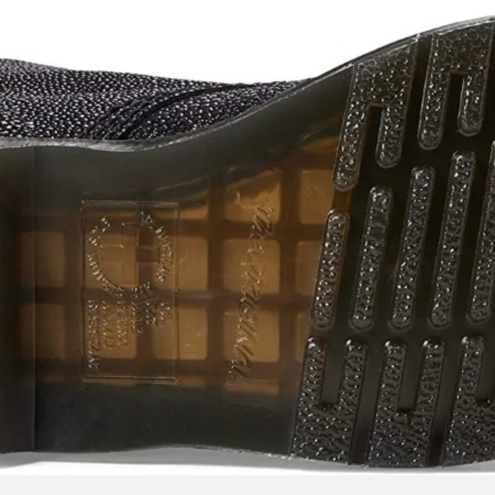 DR. MARTENS 1460 EYELET BEJEWELLED BOOTS BLACK WOMEN SIZE 10 - Picture 5 of 16